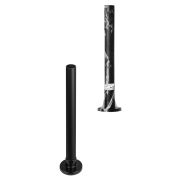 Опора пластиковая садово-парковая, h=600 мм, цвет черный, TDM