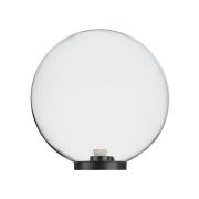 Светильник НТУ 03-100-401 шар d=400 мм IP54 (прозрачный ПММА, основание плоское ПК 145, Е27) TDM