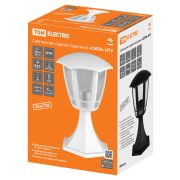 Светильник садово-парковый «СИТИ» НТУ 07-60-001 У1 4-х гранник напольный белый TDM