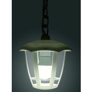 Светильник садово-парковый «СИТИ» НСУ 07-60-002 У1 6-ти гранник подвесной белый TDM