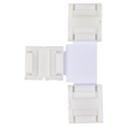 Коннектор для жесткого T-соединения двух светодиодных RGB лент шириной 10 мм, TDM