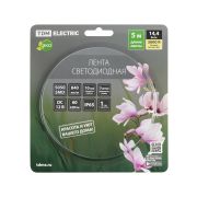 Лента светодиодная SMD5050-60 LED/м-IP65-12 В-14,4 Вт/м-3000 К (5 м) блистер TDM