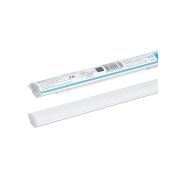 Алюминиевый профиль угловой 1616 (2 м), матовый рассеиватель, 2 заглушки, 4 крепежа TDM