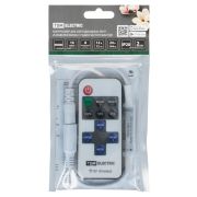 Контроллер для светодиодных лент и модулей MONO-RF-12В-6A-72Вт-IP20, 1 канал, пульт 11 кнопок, TDM