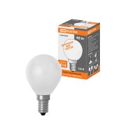 Лампа накаливания «Шар матовый» 40 Вт-230 В-Е14 TDM