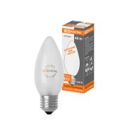 Лампа накаливания «Свеча матовая» 40 Вт-230 В-Е27 TDM