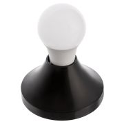 Патрон-основание, керамический E27, черный TDM