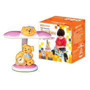 Светильник Дружок настол/часы 220В, 11Вт, G23, розовыйTDM