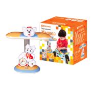 Светильник Мышка настол/часы 220В, 11Вт, G23, желтый TDM