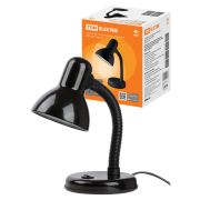 Светильник настольный на основании 60Вт, E27 черный TDM