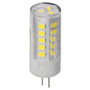 Лампа светодиодная G4-3 Вт-AC/DC 12 В-4000 К, SMD, 16x43 мм TDM
