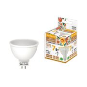 Лампа светодиодная MR16-7 Вт-230 В-4000 К–GU5,3 Народная
