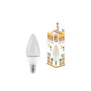 Лампа светодиодная FС37-7 Вт-230 В -4000 К–E14 Народная