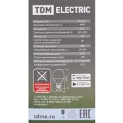 Лампа светодиодная А60 - 10 Вт-230 В -4000 К–E27 «Лампа-ДИММЕР» TDM