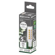 Лампа светодиодная G9-5 Вт-230 В-6500 К, SMD, 16x49 мм TDM