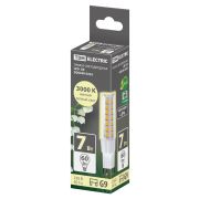 Лампа светодиодная G9-7 Вт-230 В-3000 К, SMD, 17,5x65,5 мм TDM