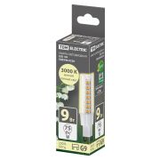 Лампа светодиодная G9-9 Вт-230 В-3000 К, SMD, 21,5x70,5 мм TDM