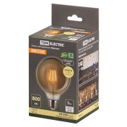 Лампа светодиодная «Винтаж» золотистая G95, 7 Вт, 230 В, 2700 К, E27 (шар) TDM