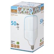 Лампа светодиодная T-50 Вт-230 В-6500 К–E27 (125x206 мм) НАРОДНАЯ