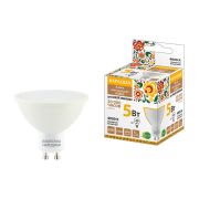 Лампа светодиодная PAR16 5 Вт, 230 В, 4000 К, GU10 Народная