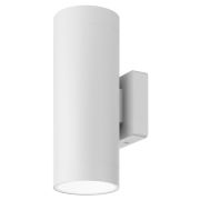 Светильник настенный LED, Тубо, 2х6 Вт, 4000 К, H252 мм, алюм./бел., вверх/вниз, IP65, TDM