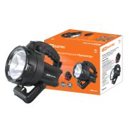 Фонарь светодиод. «Прожектор», аккум. 1 LED 3 Вт (CREE), 300 м дальность, подставка, 44 лм/Вт, TDM