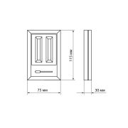 Ночник «Идеал 2», 3 Вт, 4хААА, диммер, магнит, TDM