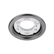 Светильник встраиваемый СВ 01-08 GX53 220 В 50 Гц, черный хром, 10 шт/уп, Народный