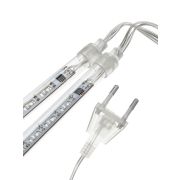 Гирлянда «Сосульки», падающий белый свет, 30 см, 8 шт в комплекте, 3,8 м, TDM