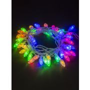 Гирлянда светодиодная «Шишки» 50LED, 5м, 8 режимов, многоцвет., прозр. шнур, 250 В, TDM