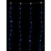 Гирлянда светодиодная «Роса - занавес» 2х2 м, 200LED, белый, ПДУ, USB, IP20, TDM