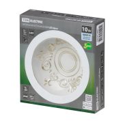 Светильник встраиваемый LED Деко 03, 10 Вт, 4000K, кругл, D170 мм, зол./бел., IP44, TDM