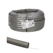 Труба гофрированная ПВХ d 25 с зондом (50 м) легкая Народная