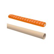 Труба гладкая жесткая ПВХ d 20 (104 м) длина 2 м индивид. штрихкод, «ЭКО» сосна TDM