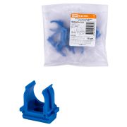 Крепеж-клипса для трубы ПНД 16 мм (10 шт.) синяя TDM