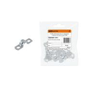 Скоба металлическая 2-х лапковая с внутр. d 8-9 мм (10 шт) TDM