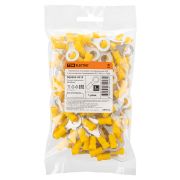 Наконечник кольцевой изолированный НКИ с легким вводом проводника 6,0-8 (100 шт.) TDM