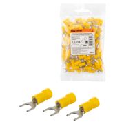 Наконечник вилочный изолированный НВИ с легким вводом проводника 6,0-6 (100 шт.) TDM