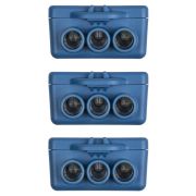 Клемма винтовая изолированная КВИ-3 для Al и Cu проводов (6,0мм2) синяя TDM