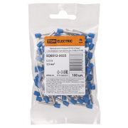 Наконечник-гильза Е2518 2,5мм2 с изолированным фланцем (100шт) TDM