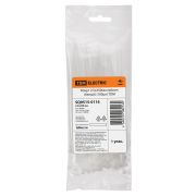 Хомут 2,5х250мм нейлон (белый) (100шт) TDM