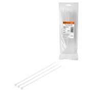 Хомут 7,6х300мм нейлон (белый) (100шт) TDM
