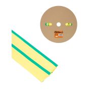 Термоусаживаемая трубка ТУТнг 40/20 желто-зеленая (50 м/ролл) TDM