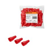 Соединительный изолирующий зажим СИЗ-Л-4 20 мм2 с лепестками красный (50 шт) TDM