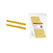 Маркер наборный - символ «C» желтый 1,5 мм2 (150 шт.) TDM