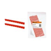 Маркер наборный - символ «2» красный 2,5 мм2 (150 шт.) TDM