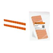 Маркер наборный - символ «3» оранжевый 4 мм2 (100 шт.) TDM