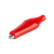 Зажим «крокодил» ЗКИ 3А 40мм в изоляции красный (10шт) TDM
