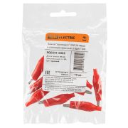 Зажим «крокодил» ЗКИ 5А 46мм в изоляции красный (10шт) TDM