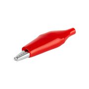 Зажим «крокодил» ЗКИ 10А 56мм в изоляции красный (10шт) TDM